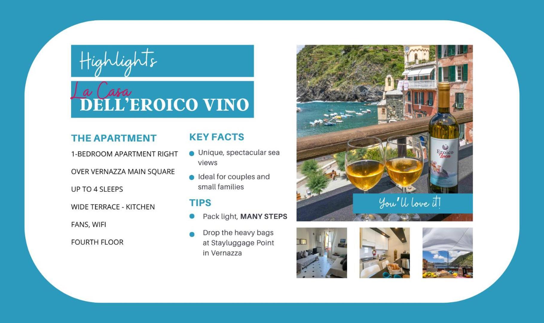 Aparthotel La Casa Di Eroico Vino Vernazza Exterior foto